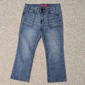 Vintage Zana Di Womens Sz 5 Capri Stretch Jeans Y2K Casual Utility Summer